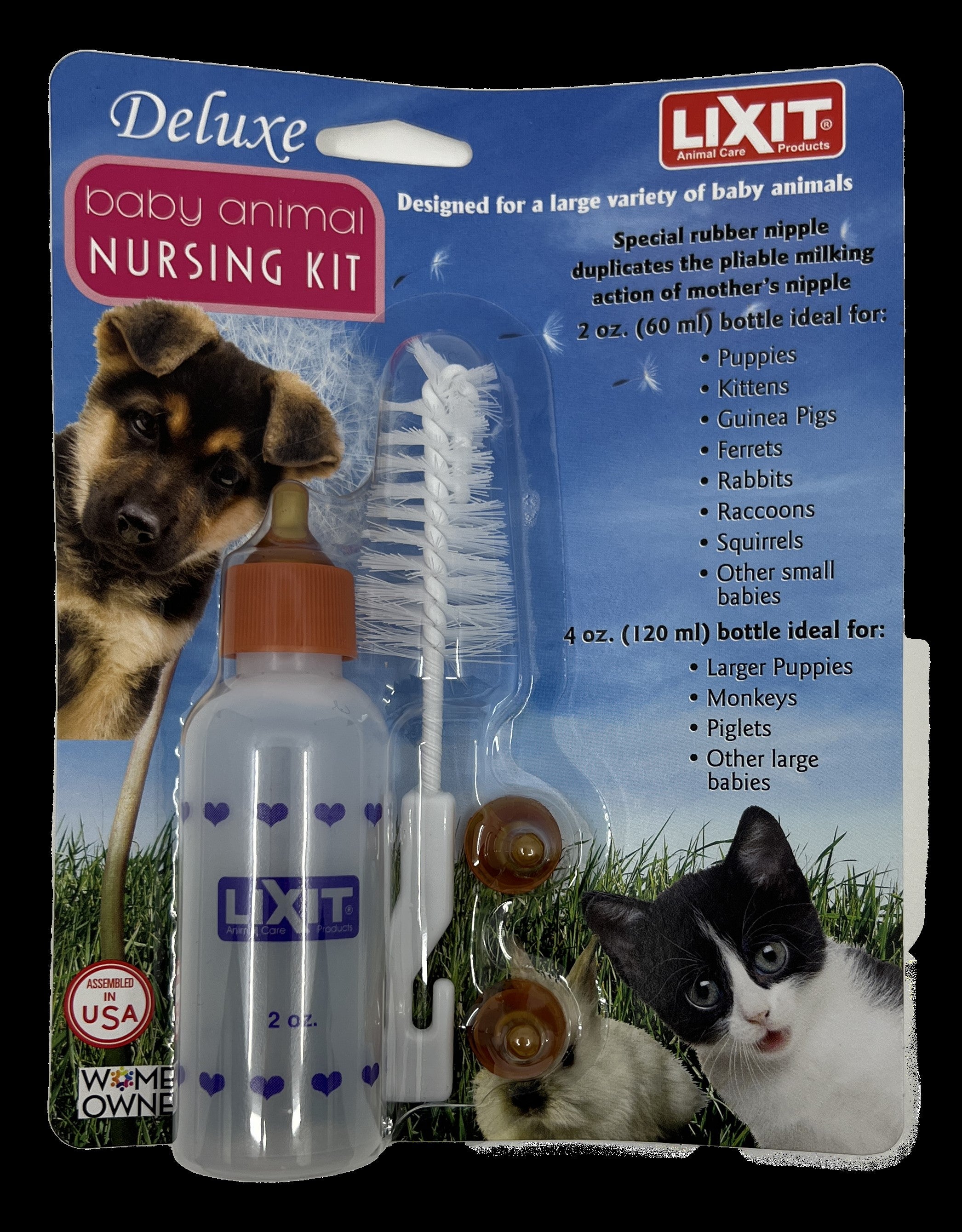 動物看護学 ANIMAL NURSING Baby Animal Nursing Bottle Kit | Miller Manufacturing Company