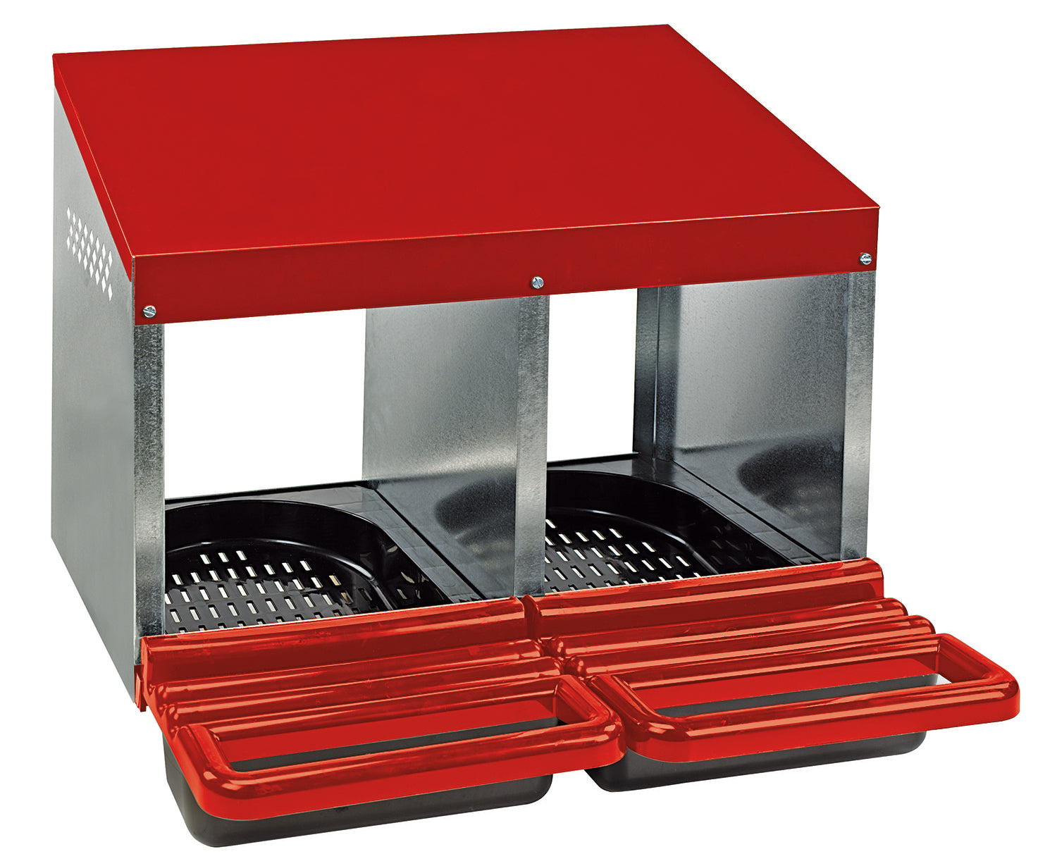 Double Galvanized Nesting Box with Plastic Basket | Miller ...