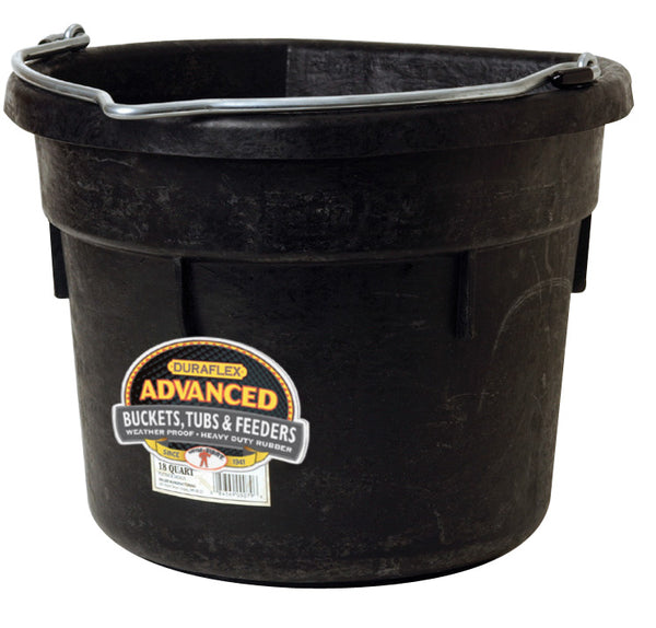 Rubber Flat Back Bucket | Miller Manufacturing Company